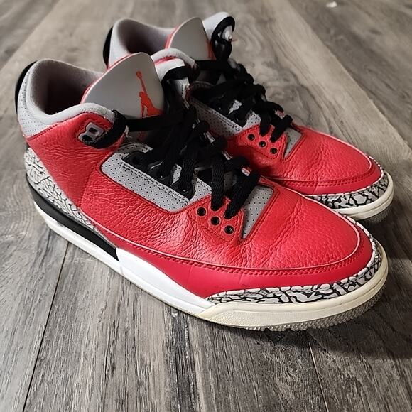 Nike Air Jordan 3 Retro Red Unite 2019 Mens Size 12 #CK5692-600 - Picture 1 of 9